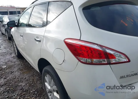 2014 Nissan Murano Sv z USA, uszkodzony, nr VIN JN8AZ1MW8EW529493